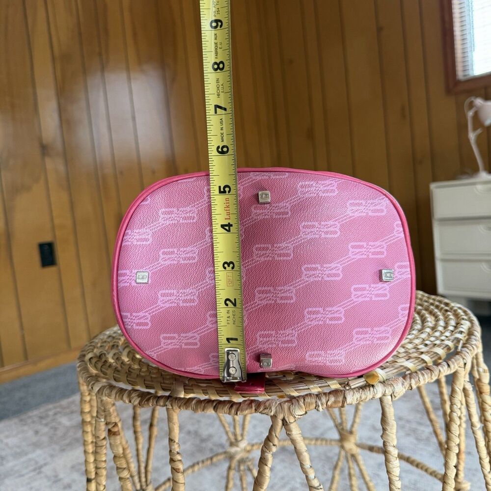 BALENCIAGA 90’s Vintage Bucket Bag Pink Leather Handbag Shoulder Bag Backpack - Picture 10 of 16